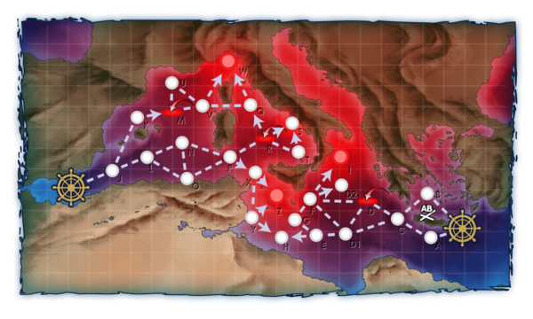 Poi Statistics 舰娘百科 Poi 掉落统计 地中海 マルタ島沖 ティレニア海 Z